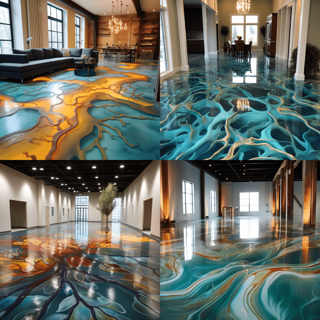 image of decorative epoxy flooring